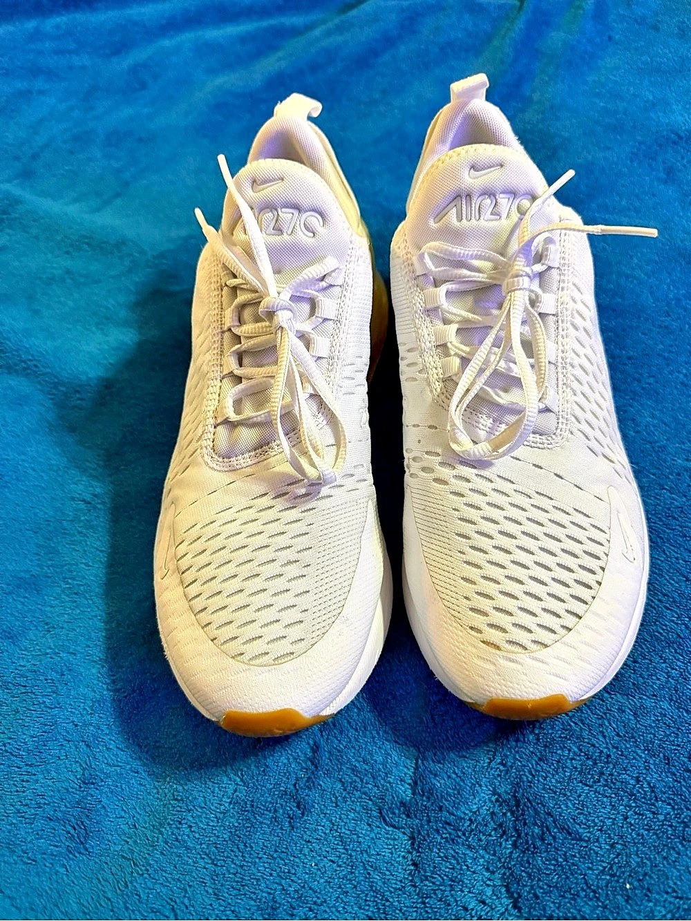 Nike Air Max 270 white/Gum Sneakers in men’s size US 11